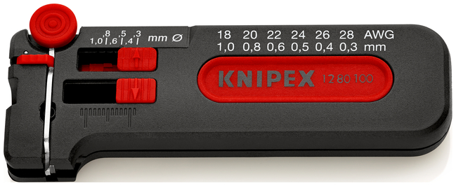 KNIPEX Nástroj odizolovací. mini 1280100SB