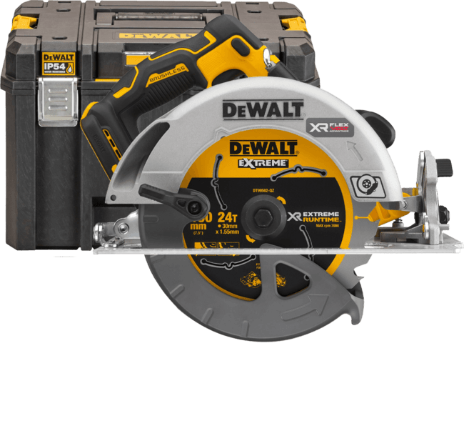 DEWALT 18V XR Aku kotúčová píla 190 mm FLEXVOLT™ ADVANTAGE, bez aku DCS573NT-XJ