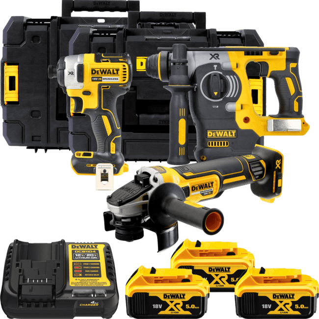 DEWALT 18V XR Aku sada náradia DCK305P3T-QW