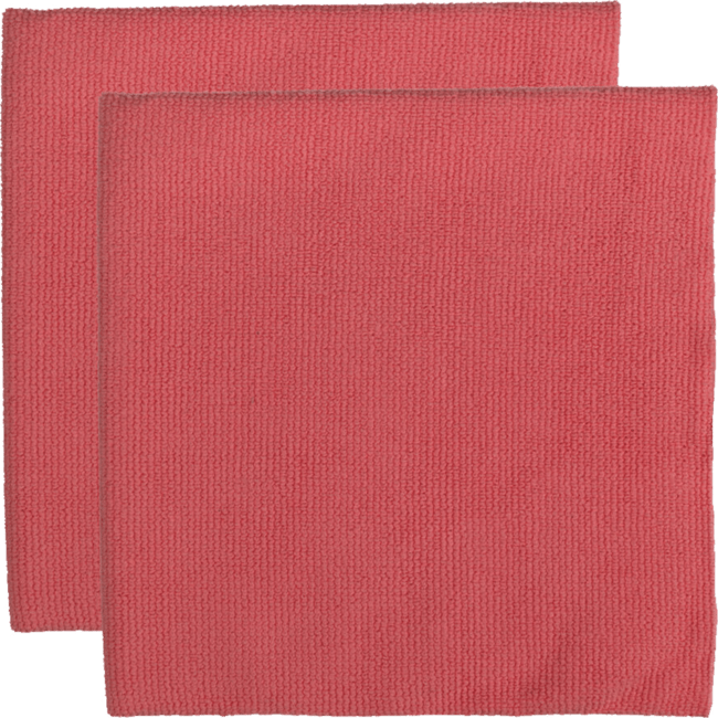 MILWAUKEE Leštiaca handrička 40x40 mm, hrubá - červená - 2ks
