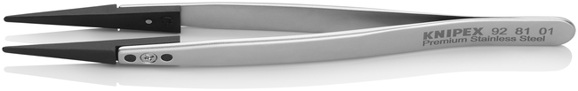 KNIPEX Pinzeta s vymeniteľnými hrotmi ESD 928101