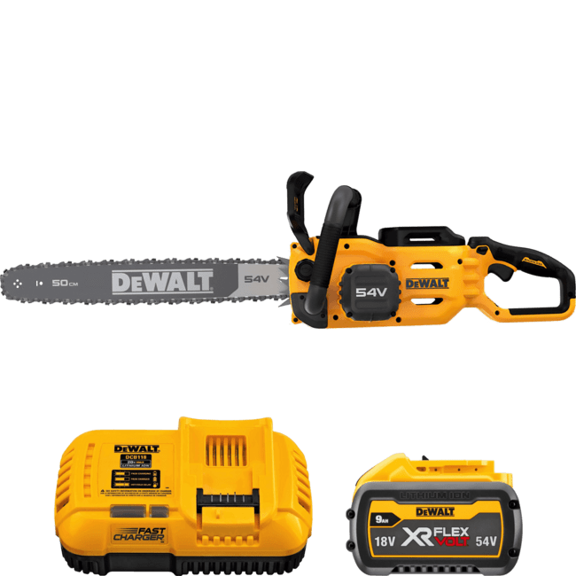 DEWALT 54V XR FLEXVOLT™ Aku reťazová píla 50 cm, 1x 9,0 Ah DCMCS575X1-QW