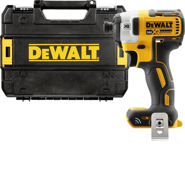 DEWALT 18V XR 1/4” Hex aku rázový uťahovák TOOL CONECT­™, bez aku DCF888NT-XJ