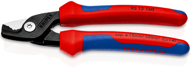 KNIPEX Káblové nožnice s krokovým rezom StepCut 9512160