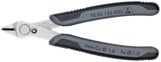 KNIPEX Kliešte cvikacie bočné Electronic Super Knips® 7803125ESD