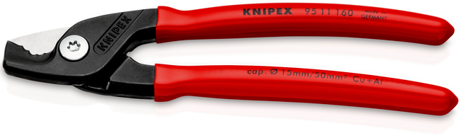 KNIPEX Káblové nožnice s krokovým rezom StepCut 9511160SB