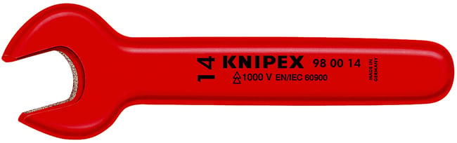 KNIPEX Kľúč maticový, otvorený, jednostranný vidlicový 980019