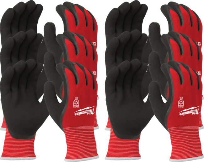 MILWAUKEE 12(pár) x Zimné rukavice odolné proti prerezaniu Stupeň 1 S/7