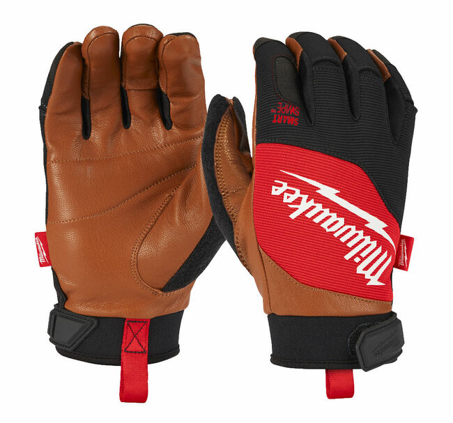 MILWAUKEE Pracovné rukavice kožené HYBRID™ XL/10
