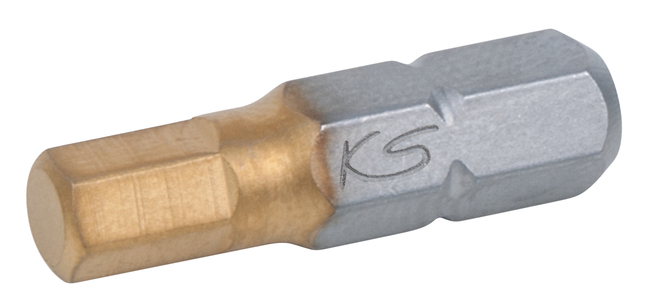 KS TOOLS 1/4 TIN bit imbusový, 25mm, 3mm