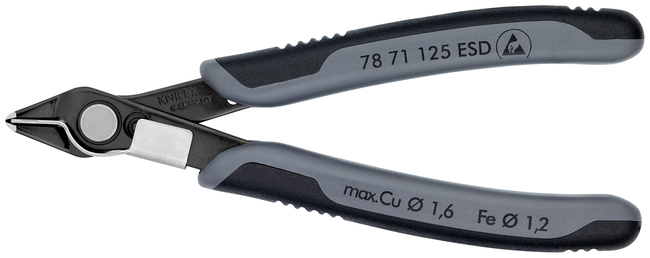 KNIPEX Kliešte cvikacie bočné Electronic Super Knips® 7871125ESD