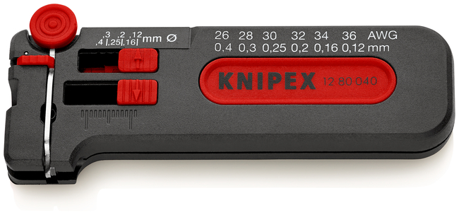 KNIPEX Nástroj odizolovací. mini 1280040SB