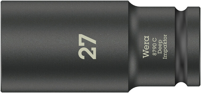 WERA 1/2&quot; predĺžený nástrčný kľúč Impaktor 27 mm