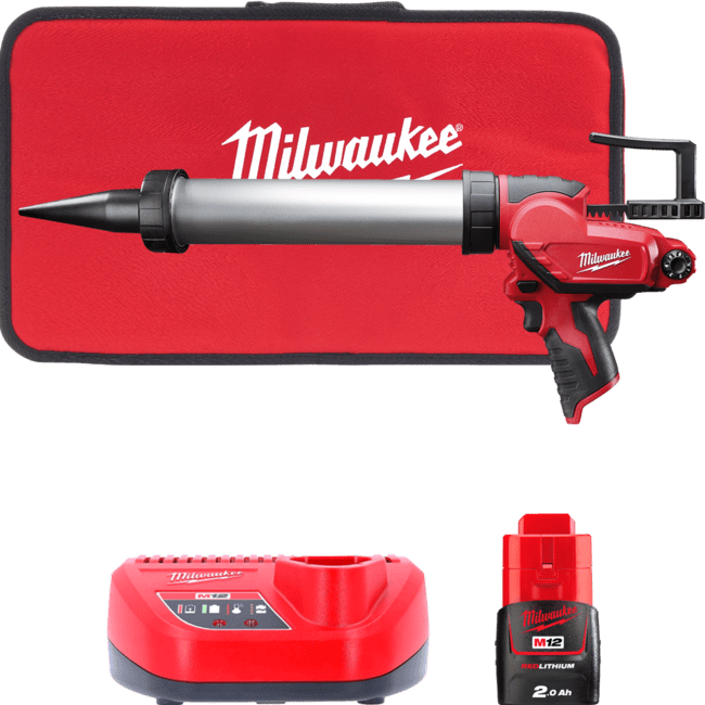 MILWAUKEE M12™ Dávkovacia pištoľ s 400 ml púzdrom M12PCG/400A-201B