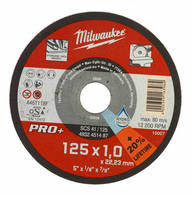 MILWAUKEE Rezný kotúč PRO+ SCS 41/125 × 1 mm 200 ks