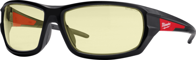 MILWAUKEE PERFORMANCE ochranné okuliare so žltým sklom