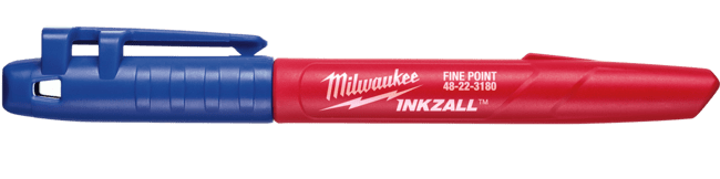 MILWAUKEE Značkovač popisovač INKZALL™ jemný hrot - modrý