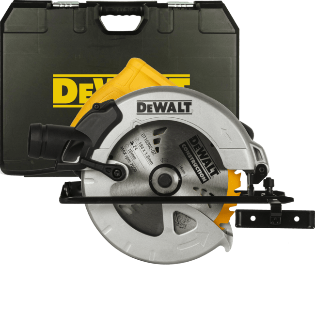 DEWALT Elektrická 1 350 W kotúčová píla s hĺbkou rezu 65 mm DWE560K-QS