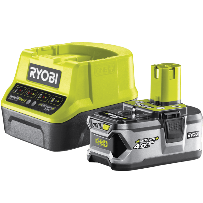 RYOBI 18V ONE+™ 4.0 Ah Akumulátor a nabíjačka RC18120-140