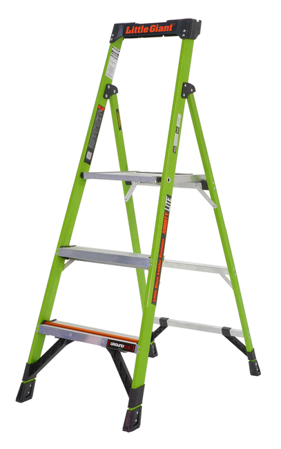 LittleGiant Sklolaminátový schodíkový rebrík MIGHTYLITE™, 1 x 5