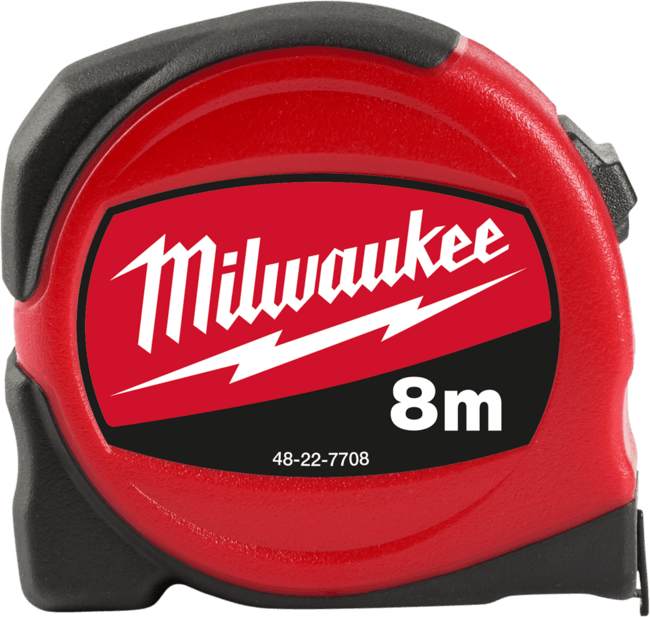 MILWAUKEE Meter, zvinovací SLIMLINE 8M/25MM