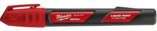 MILWAUKEE Značkovač popisovač INKZALL™ lakový - červený