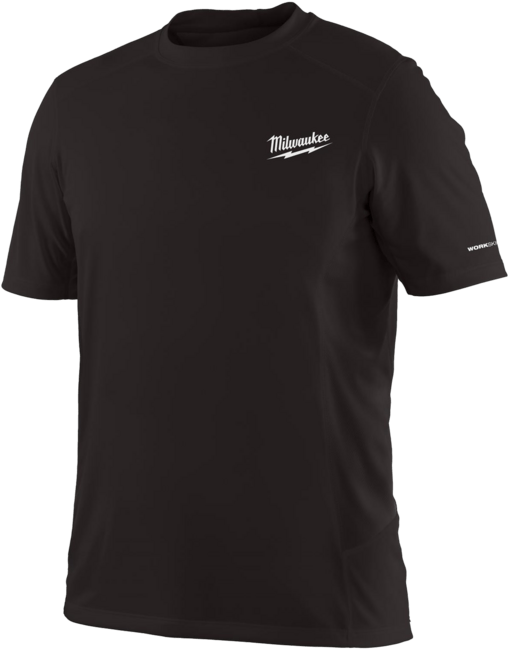 MILWAUKEE WORKSKIN™ Pracovné tričko, krátky rukáv &quot;L&quot;- čierna WWSSBL
