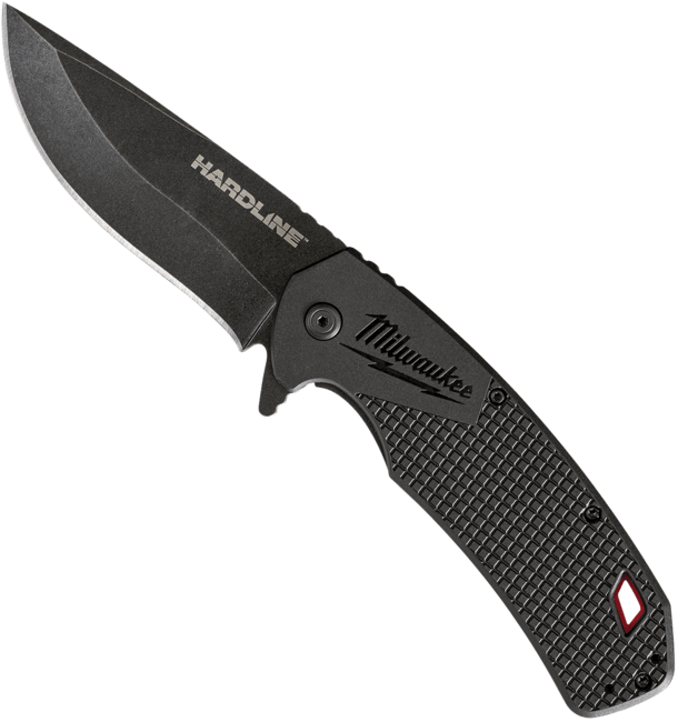 MILWAUKEE Zatvárací nôž 89mm - hladký HARDLINE™