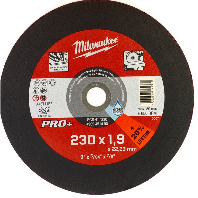 MILWAUKEE Rezný kotúč PRO+ SCS 41/230 × 1,9 mm
