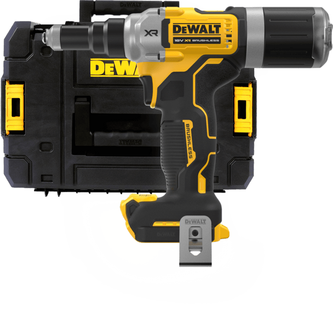 DEWALT 18V XR Aku nitovačka pre nity od 4,8 mm do 6,4 mm, bez aku DCF414NT-XJ