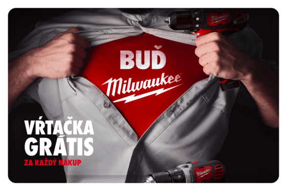 Aku vŕtačka Milwaukee grátis