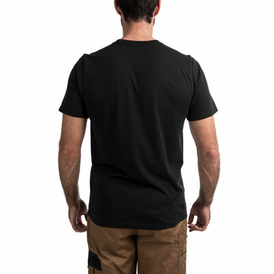 Hybrid™ Pracovné tričko, krátky rukáv "XL"- čierna HTSSBL