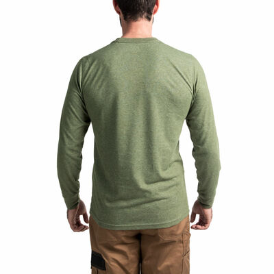 Hybrid™ Pracovné tričko, dlhý rukáv "L"- zelená HTLSGN
