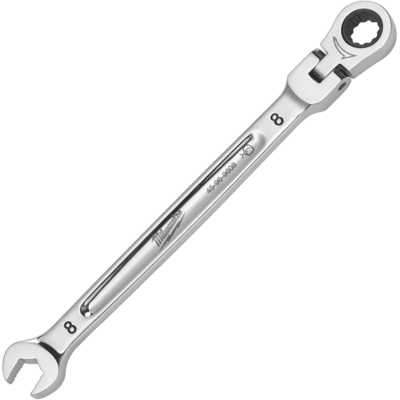 Račňový očkoplochý kľúč MAXBITE™ s kĺbom 8 mm