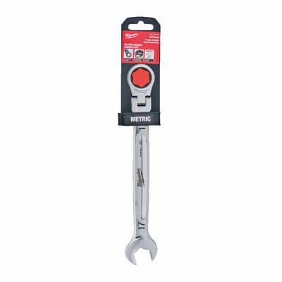 Račňový očkoplochý kľúč MAXBITE™ s kĺbom 17 mm