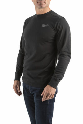WORKSKIN™ Pracovné tričko, dlhý rukáv "XL"- čierna WWLSBL