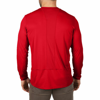 WORKSKIN™ Pracovné tričko, dlhý rukáv "XXL"- červená WWLSRD