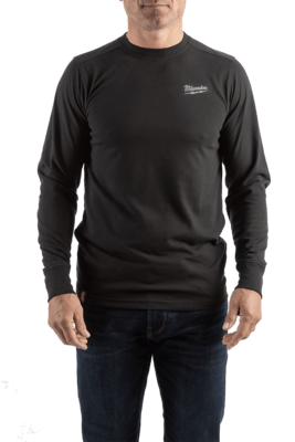 WORKSKIN™ Pracovné tričko, dlhý rukáv "M"- čierna WWLSBL