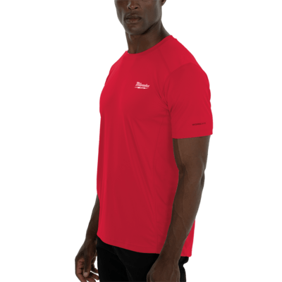 WORKSKIN™ Pracovné tričko, krátky rukáv "L"- červená WWSSDR
