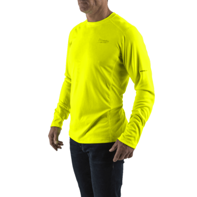 WORKSKIN™ Pracovné tričko, dlhý rukáv "XL"- žltá WWLSYL