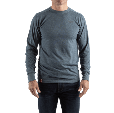 Hybrid™ Pracovné tričko, dlhý rukáv "XL"- modrá HTLSBLU