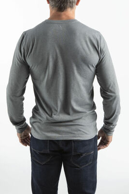 Hybrid™ Pracovné tričko, dlhý rukáv "XL"- šedá HTLSGR