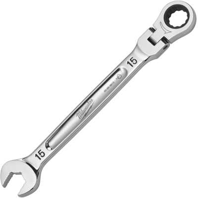 Račňový očkoplochý kľúč MAXBITE™ s kĺbom 15 mm