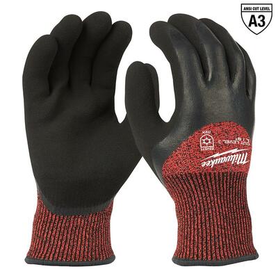 Zimné rukavice odolné proti prerezaniu Stupeň 3 L/9