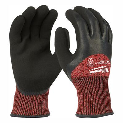 Zimné rukavice odolné proti prerezaniu Stupeň 3 XL/10