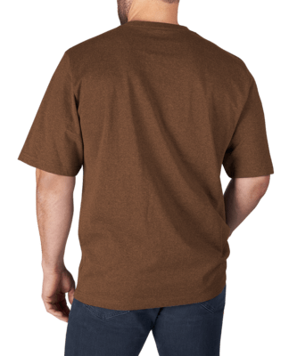 Heavy-Duty™ Pracovné tričko, krátky rukáv "M"- hnedá WTSSBR