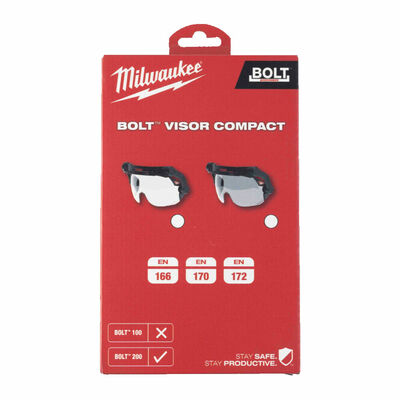 Integrované ochranné okuliare Compact BOLT™ - číre