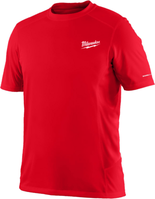 WORKSKIN™ Pracovné tričko, krátky rukáv "XXL"- červená WWSSRD
