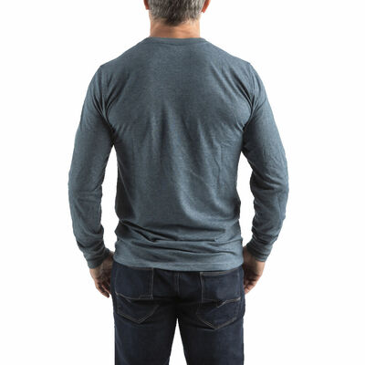 Hybrid™ Pracovné tričko, dlhý rukáv "S"- modrá HTLSBLU