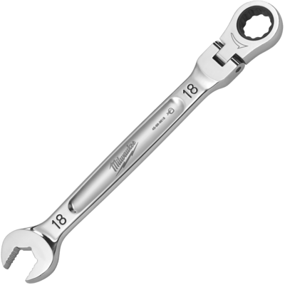 Račňový očkoplochý kľúč MAXBITE™ s kĺbom 18 mm